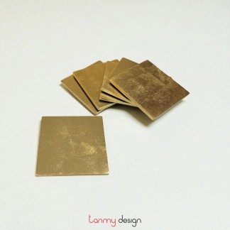 Set of 6 lacquer coasters  ( different designs )